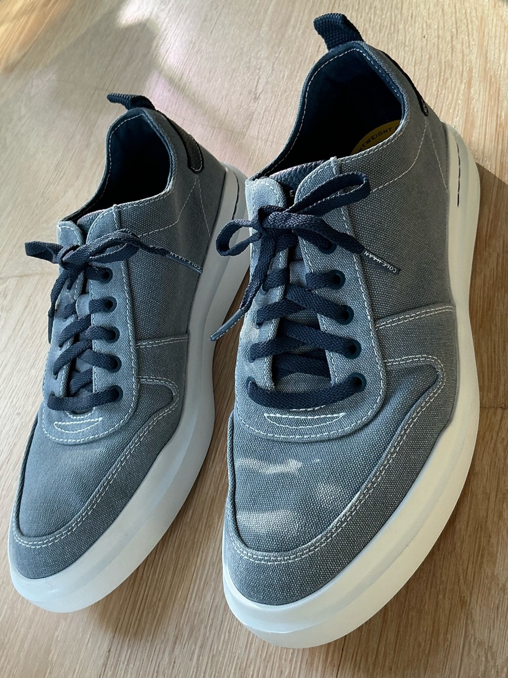 Cole Haan Men's Size 9 GrandPro Rally Court Low Top Sneakers Blue/Ocean